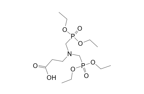 3-[bis(diethoxyphosphorylmethyl)amino]propanoic acid