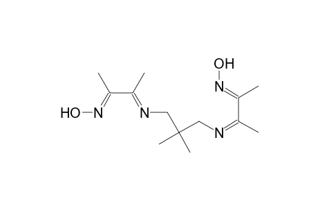 2-Butanone, 3,3'-[(2,2-dimethyl-1,3-propanediyl)dinitrilo]bis-, dioxime