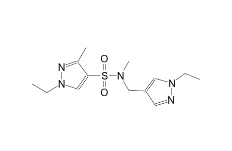 1H-pyrazole-4-sulfonamide, 1-ethyl-N-[(1-ethyl-1H-pyrazol-4-yl)methyl]-N,3-dimethyl-