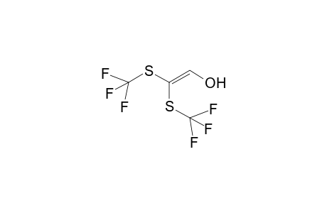 2,2-Bis(trifluoromethylsulfanyl)ethenol