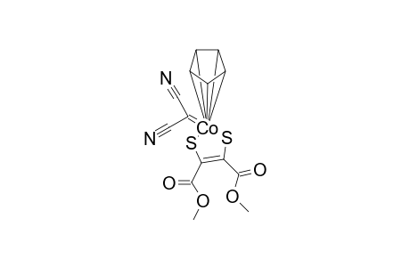 Cyclopentadienyldicyanomethylenecobaltadithiolenedicarboxylic acid dimethyl ester complex