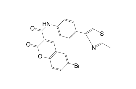 2H-1-benzopyran-3-carboxamide, 6-bromo-N-[4-(2-methyl-4-thiazolyl)phenyl]-2-oxo-