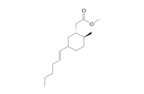 Methyl 5-[(E)-Hex-1-enyl]-2-methylcylohexanylacetate isomer