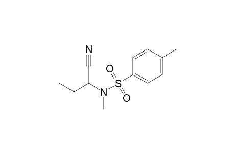 2-(N-Methyl-N-tosylamino)-butanenitrile