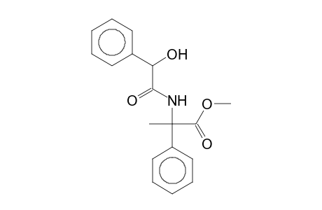 2-(2-Hydroxy-2-phenylacetylamino)-2-phenylpropionic acid, methyl ester