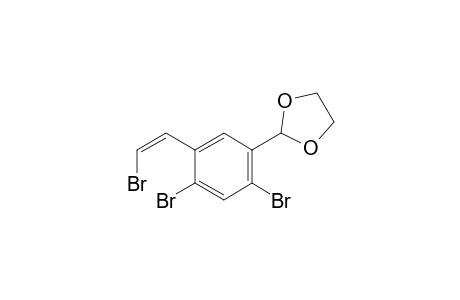 1,5-Dibromo-2-[(Z)-2-bromovinyl]-4-[1,3-]dioxolan-2-ylbenzene