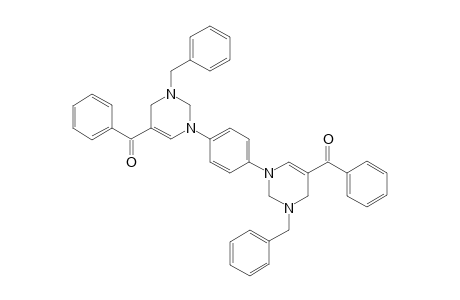 1,4-Bis(5-benzoyl-3-benzyl-1,2,3,4-tetrahydropyrimidin-1-yl)-benzene