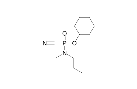 O-cyclohexyl N-methyl N-propyl phosphoramidocyanidate