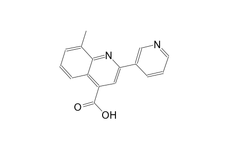 8-methyl-2-(3-pyridinyl)-4-quinolinecarboxylic acid