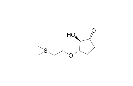 (4S,5R)-5-hydroxy-4-(2-trimethylsilylethoxy)-1-cyclopent-2-enone