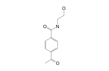 4-ACETYL-N-(2-HYDROXYETHYL)-BENZAMIDE