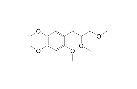 3-(2,4,5-Trimethoxyphenyl)propane-1,2-diol, 2me derivative