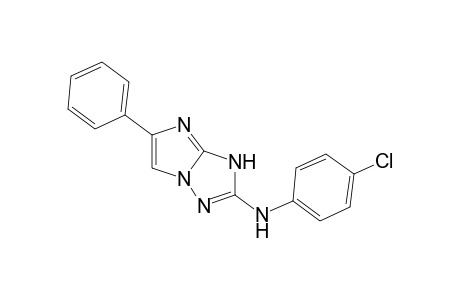 5-Phenyl-2-(4-chlorophenyl)amino-1(or 3)-imidazo[1,2-b]1,2,4-trizole