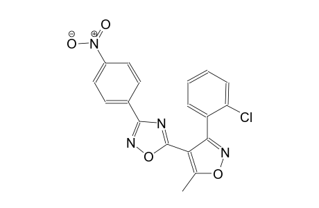 1,2,4-oxadiazole, 5-[3-(2-chlorophenyl)-5-methyl-4-isoxazolyl]-3-(4-nitrophenyl)-