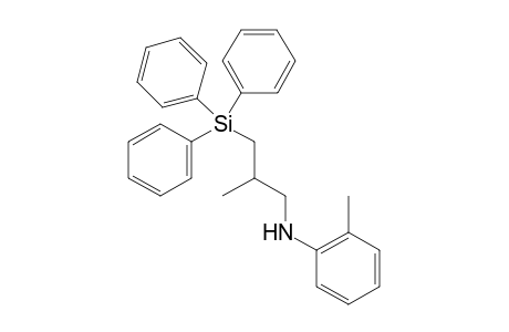 N-(2-Methyl-3-(triphenylsilyl)propyl)-2-methylaniline