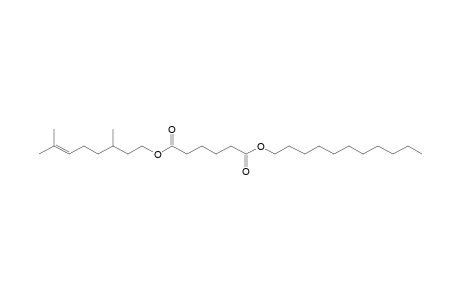 Adipic acid, .beta.-citronellyl undecyl ester