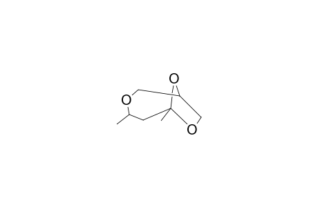 4,6-Dimethyl-3,7,9-trioxabicyclo[4.2.1]nonane