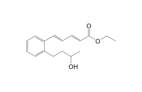 Ethyl (E,E)-5-[2-(3-hydroxybutyl)phenyl]penta-2,4-dienoate