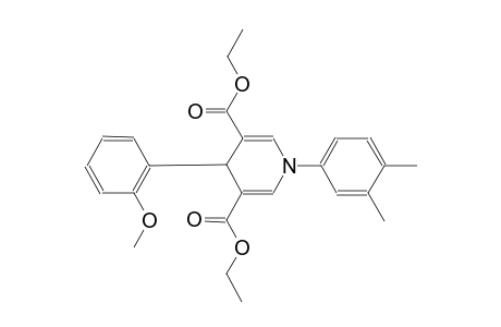 3,5-pyridinedicarboxylic acid, 1-(3,4-dimethylphenyl)-1,4-dihydro-4-(2-methoxyphenyl)-, diethyl ester