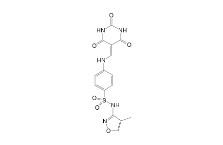 N-(4-methylisoxazol-3-yl)-4-{[(2,4,6-trioxotetrahydropyrimidin-5(2H)-ylidene)methyl]amino}benzenesulfonamide