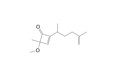 2-Methoxy-2-methyl-4-(1,4-dimethylpentyl)cyclobutanone