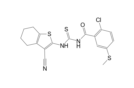 N-[2-chloro-5-(methylsulfanyl)benzoyl]-N'-(3-cyano-4,5,6,7-tetrahydro-1-benzothien-2-yl)thiourea