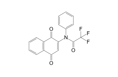 2-(N-Phenyltrifluoroacetylamino)-1,4-naphthoquinone
