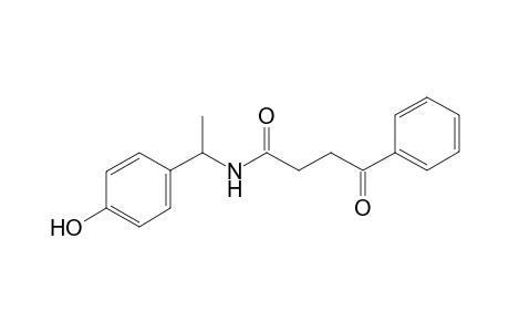 Butyramide, N-[1-(4-hydroxyphenyl)ethyl]-4-oxo-4-phenyl-