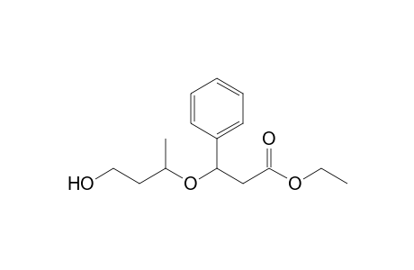 Ethyl 3-(4-hydroxybut-2-yloxy)-3-phenylpropanoate