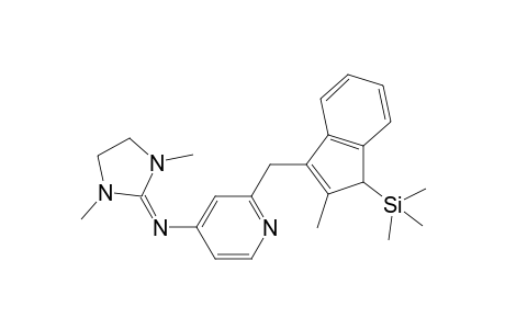 1,3-dimethyl-N-[2-[(2-methyl-3-trimethylsilyl-3H-inden-1-yl)methyl]-4-pyridyl]imidazolidin-2-imine