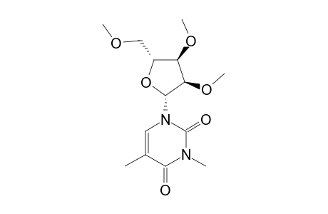 2,4(1H,3H)-Pyrimidinedione, 3,5-dimethyl-1-(2,3,5-tri-O-methyl-D-apio-.alpha.-L-furanosyl)-