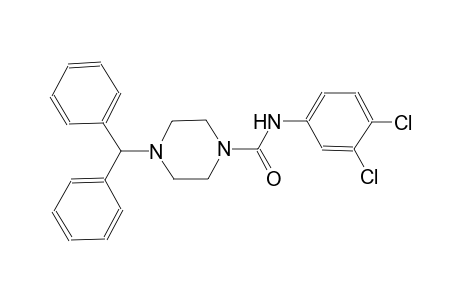 4-benzhydryl-N-(3,4-dichlorophenyl)-1-piperazinecarboxamide