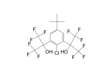 2-[5-tert-butyl-2-chloranyl-3-[1,1,1,3,3,3-hexakis(fluoranyl)-2-oxidanyl-propan-2-yl]phenyl]-1,1,1,3,3,3-hexakis(fluoranyl)propan-2-ol