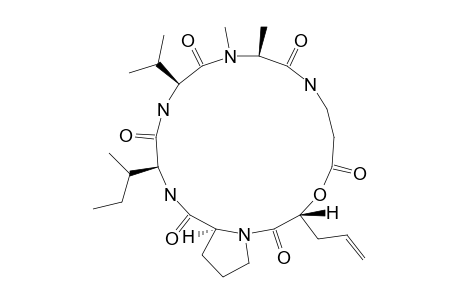 Desmethyl-destruxin A