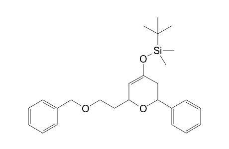 6-[(2'-Benzyloxy)ethyl]-4-(tert-butyldimethylsilyloxy)-2-phenyl-2,3-dihydro-6H-pyran