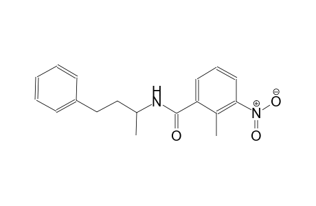 2-methyl-N-(1-methyl-3-phenylpropyl)-3-nitrobenzamide