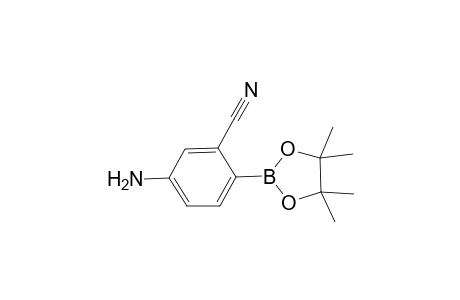 5-Amino-2-(4,4,5,5-tetramethyl-1,3,2-dioxaborolan-2-yl)-benzonitrile