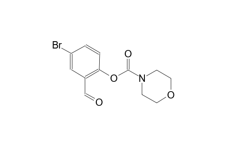 4-morpholinecarboxylic acid, 4-bromo-2-formylphenyl ester