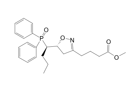 (1'R*,5R*)-5-(1'-Diphenylphosphinoylbutyl)-3-methoxycarbonylpropyl-4,5-dihydroisoxazole