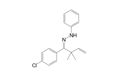 1-(1-(4-Chlorophenyl)-2,2-dimethylbut-3-en-1-yli dene)-2-phenylhydrazine