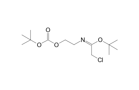 tert-Butyl 2-[N'-(1-tert-butoxy-2-chloroethylidene)amino]ethyl carbonate