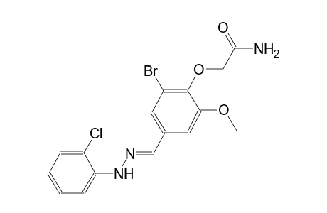 2-(2-bromo-4-{(E)-[(2-chlorophenyl)hydrazono]methyl}-6-methoxyphenoxy)acetamide