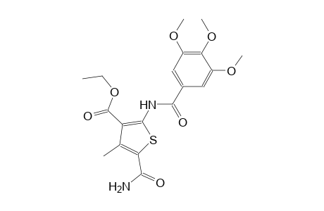 ethyl 5-(aminocarbonyl)-4-methyl-2-[(3,4,5-trimethoxybenzoyl)amino]-3-thiophenecarboxylate