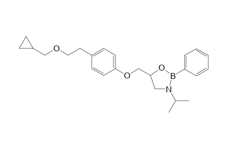 5-((4-(2-(cyclopropylmethoxy)ethyl)phenoxy)methyl)-3-isopropyl-2-phenyl-1,3,2-oxazaborolidine