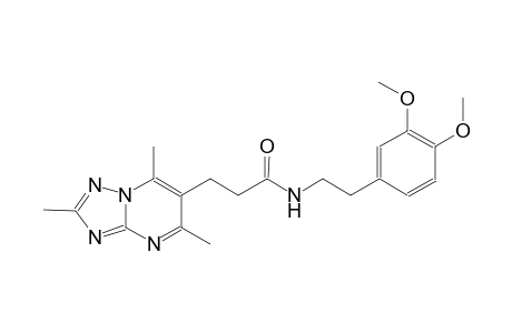 [1,2,4]triazolo[1,5-a]pyrimidine-6-propanamide, N-[2-(3,4-dimethoxyphenyl)ethyl]-2,5,7-trimethyl-