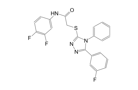 acetamide, N-(3,4-difluorophenyl)-2-[[5-(3-fluorophenyl)-4-phenyl-4H-1,2,4-triazol-3-yl]thio]-
