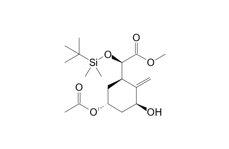 (2R)-2-[(1R,3S,5R)-5-acetoxy-3-hydroxy-2-methylene-cyclohexyl]-2-[tert-butyl(dimethyl)silyl]oxy-acetic acid methyl ester