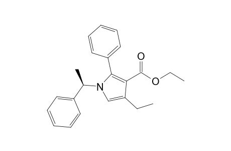 4-Ethyl-2-phenyl-1-[(1R)-1-phenylethyl]-3-pyrrolecarboxylic acid ethyl ester