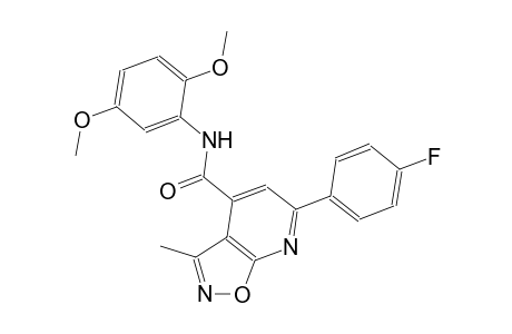 isoxazolo[5,4-b]pyridine-4-carboxamide, N-(2,5-dimethoxyphenyl)-6-(4-fluorophenyl)-3-methyl-