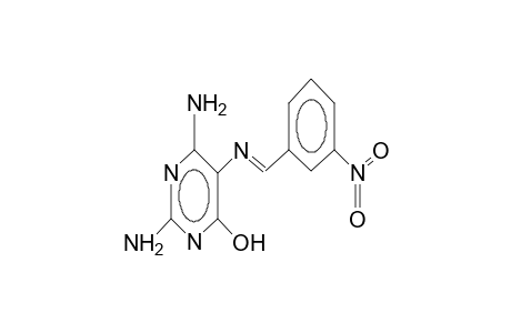 2,4-diamino-5-(3-nitrobenzylideneamino)-6-hydroxypyrimidine